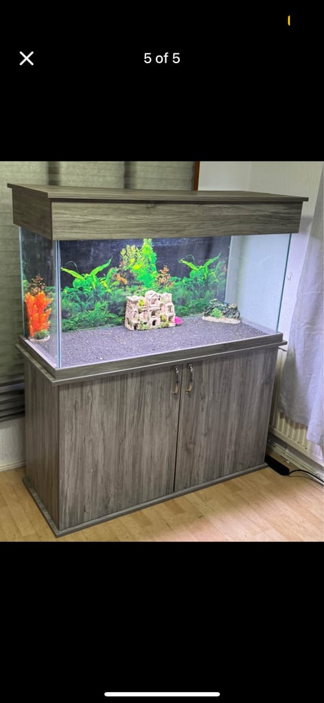 Fish tank with cabinet / 350L / DELIVERY / 4 feet 