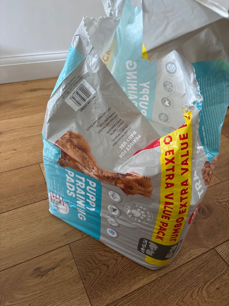 Puppy training pads 1/2 pack