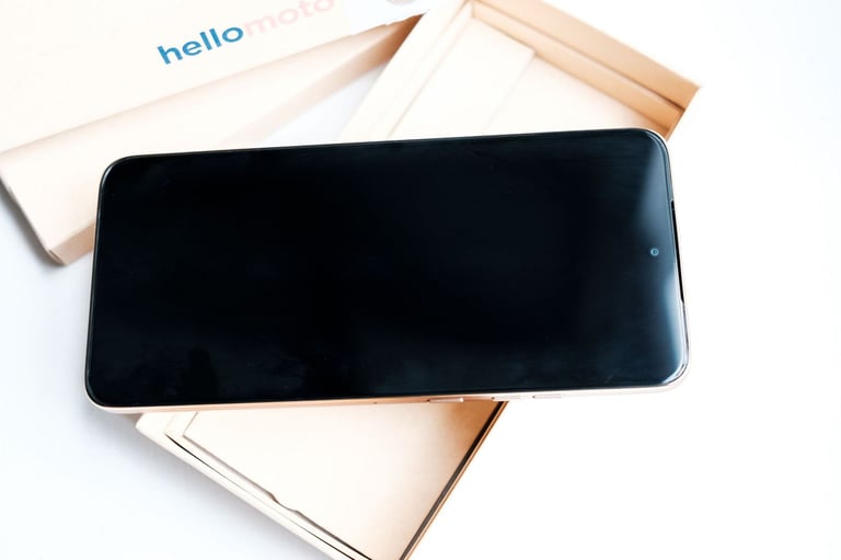 Motorola Edge 50 Neo phone - Latte - Android - 6.4" display - opened, never used