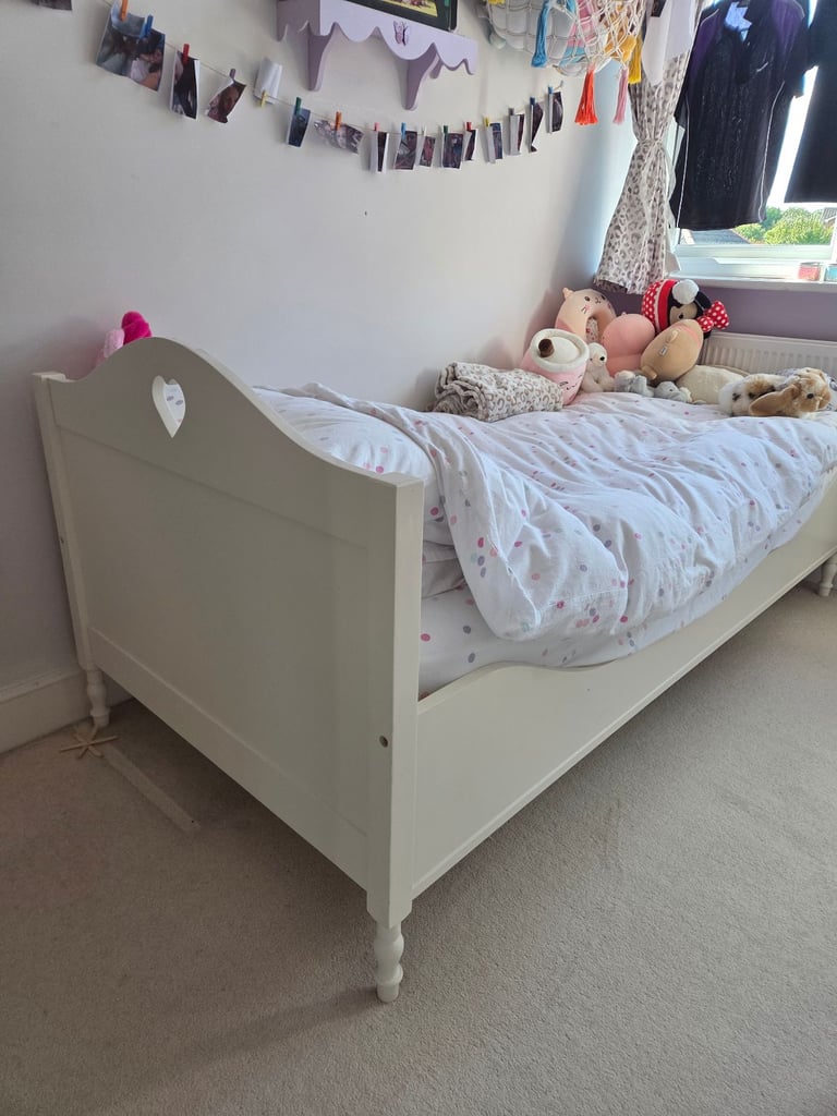 image for John Lewis single bed with mattress 