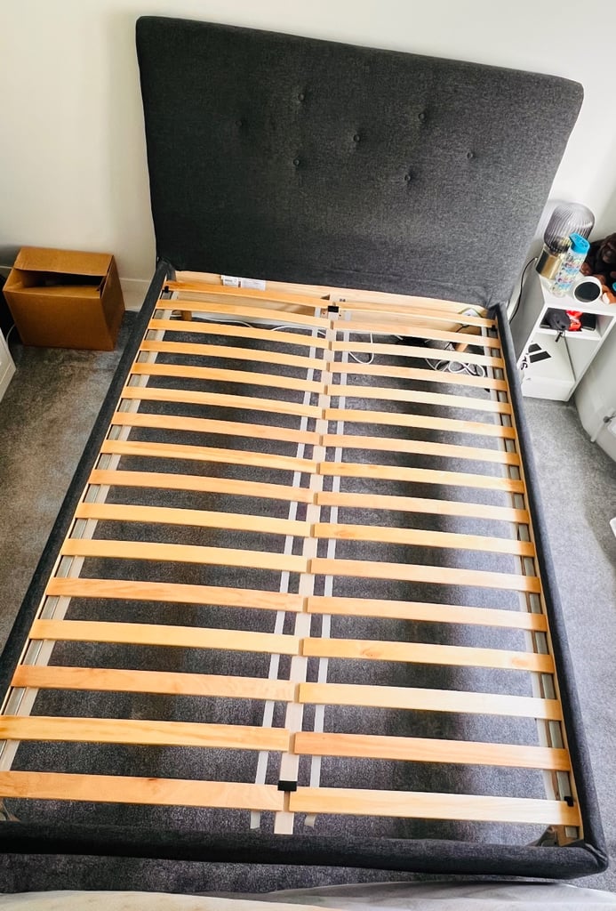 IDANÄS Upholstered bed frame - double 