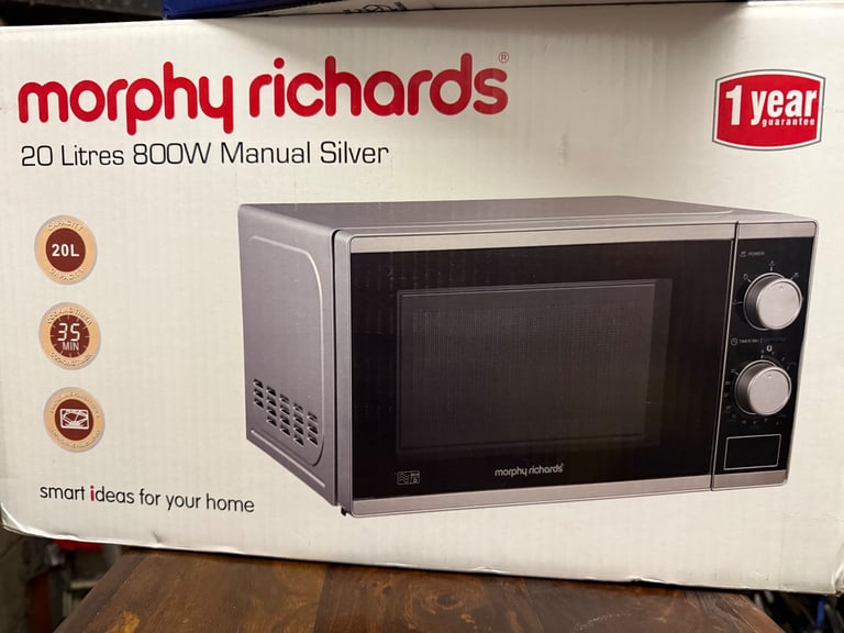 image for Morphy Richards 20 litres 800W Microwave (Silver)