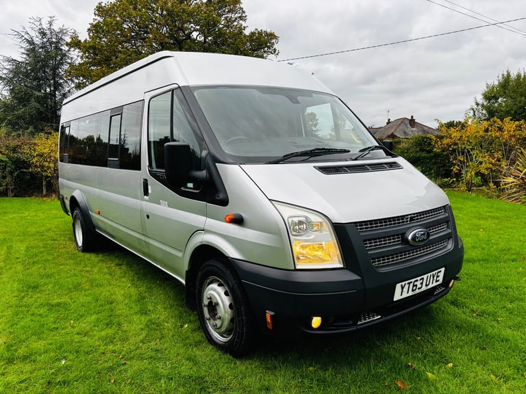 FORD TRANSIT T430 135ps L4 H3 High Roof 17 Seater Minibus 73,000 Miles + VAT