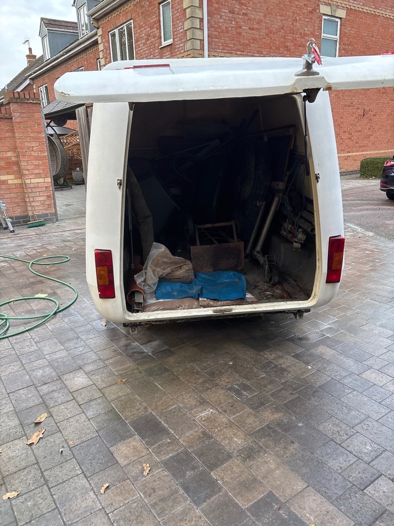 Twin axle fibreglass trailer