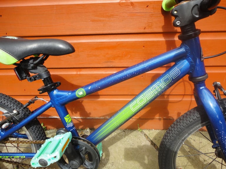 Carrera cosmos childs bike, suit age 4 to 6 years, 16 inch lightweight frame, working order