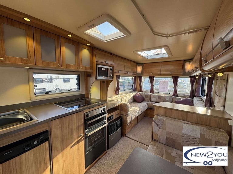 2012 Bailey Pegasus Milan 4 Berth 'U' Shaped Lounge Caravan - STOCK S086