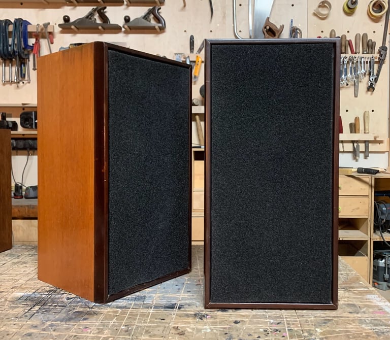 Vintage Goodmans Achromat 250 Speakers. Refurbished and Upgraded.