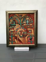 Aztec style painting