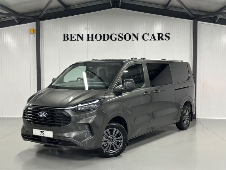 image for 2025 75 FORD TRANSIT CUSTOM 2.0 320 ECOBLUE LIMITED CREW VAN DOUBLE CAB 5DR DIES