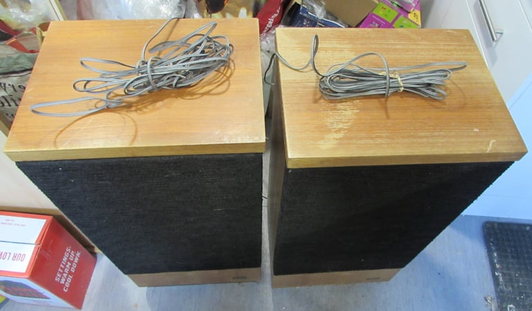 Pair of Large Goodmans Vintage Speakers.