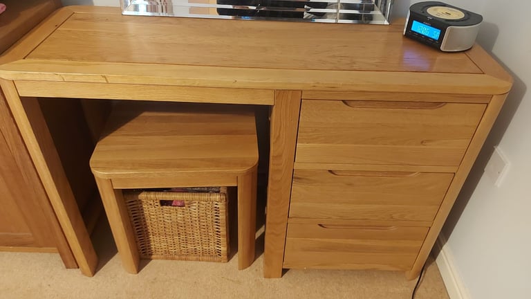 Dressing table and stool