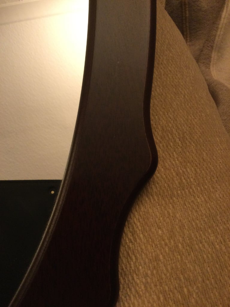 Gorgeous Dark Wood Hall Mirror