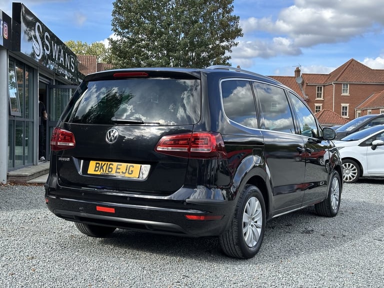 2016 Volkswagen Sharan 2.0 TDI BlueMotion SE Diesel Manual 5 Door MPV Black