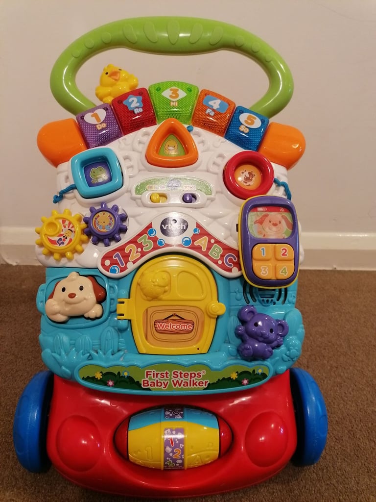 Bundle of V-tech and Fisher price toys (4 pieces) used