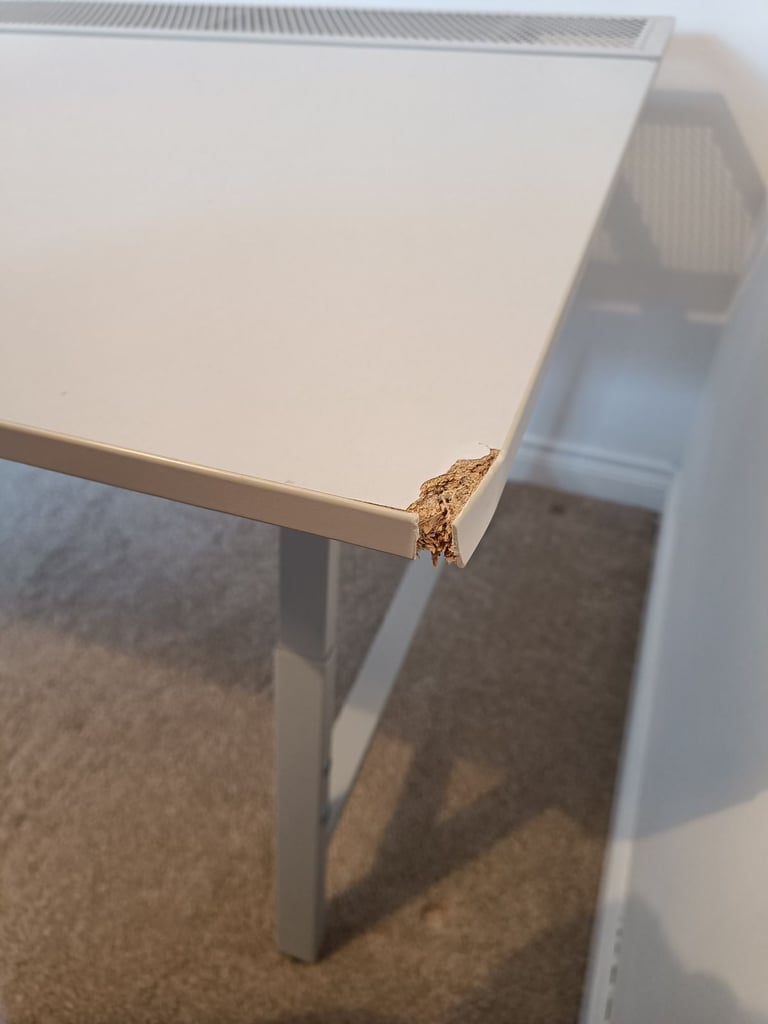 IKEA desk, light grey 