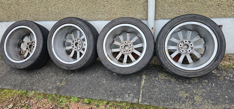 AUDI ALLOYS with tyres