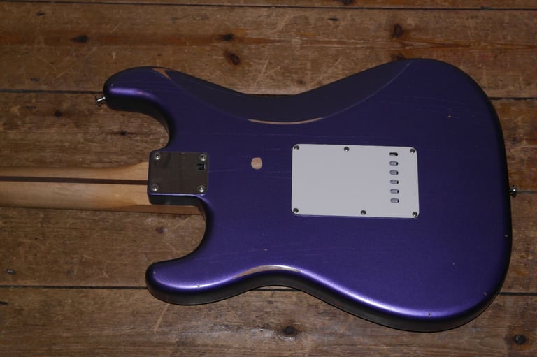 2021 Fender Mischief Maker Limited Edition Road Worn Stratocaster nitro cellulose finish