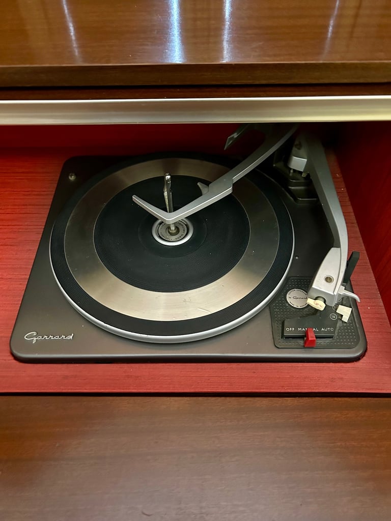 Midcentury Ferguson Radiogram with Garrard Turntable c.1960