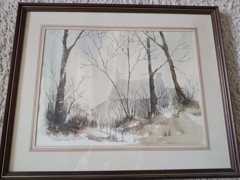 image for ORIGINAL WATERCOLOUR BY TERRY GOODISON - DORSET PAINTER