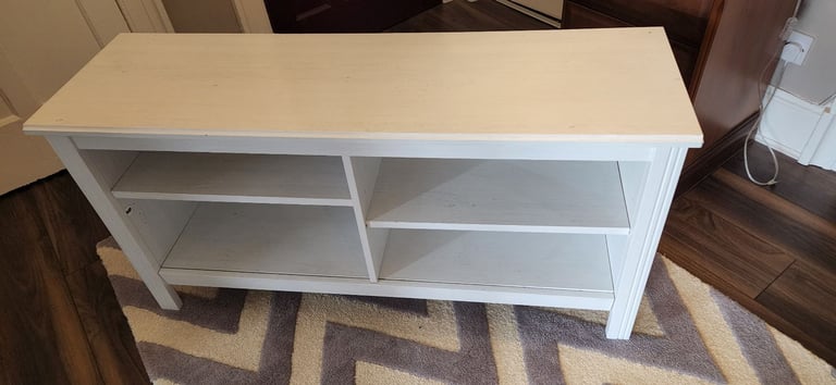 Ikea white bookcase/sideboard with shelves