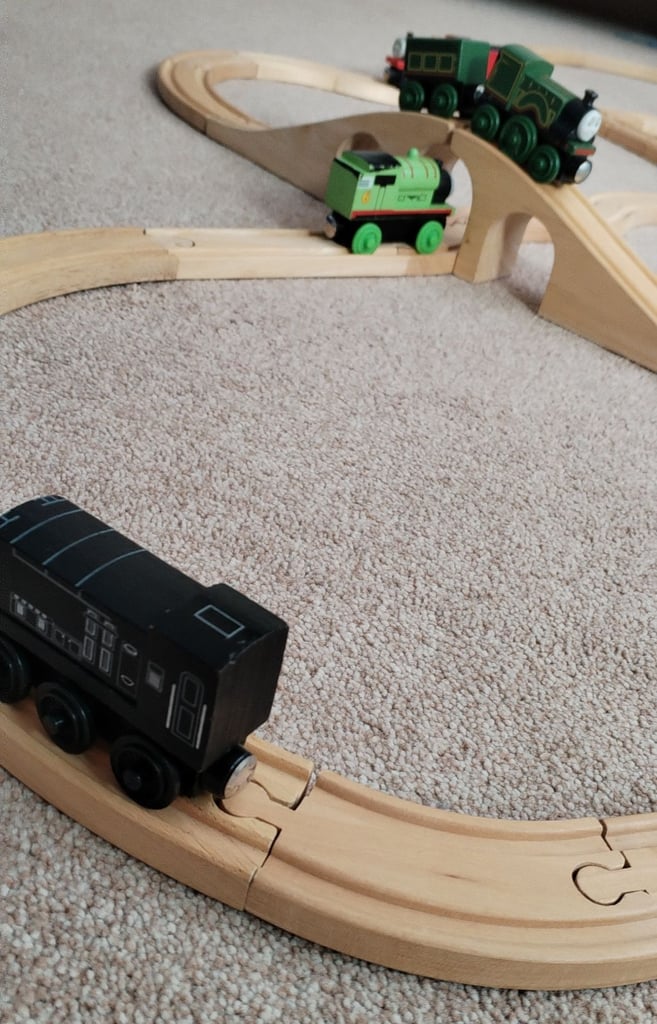 Wooden Train Set with Thomas the Tank Engine, Fairies & Animals