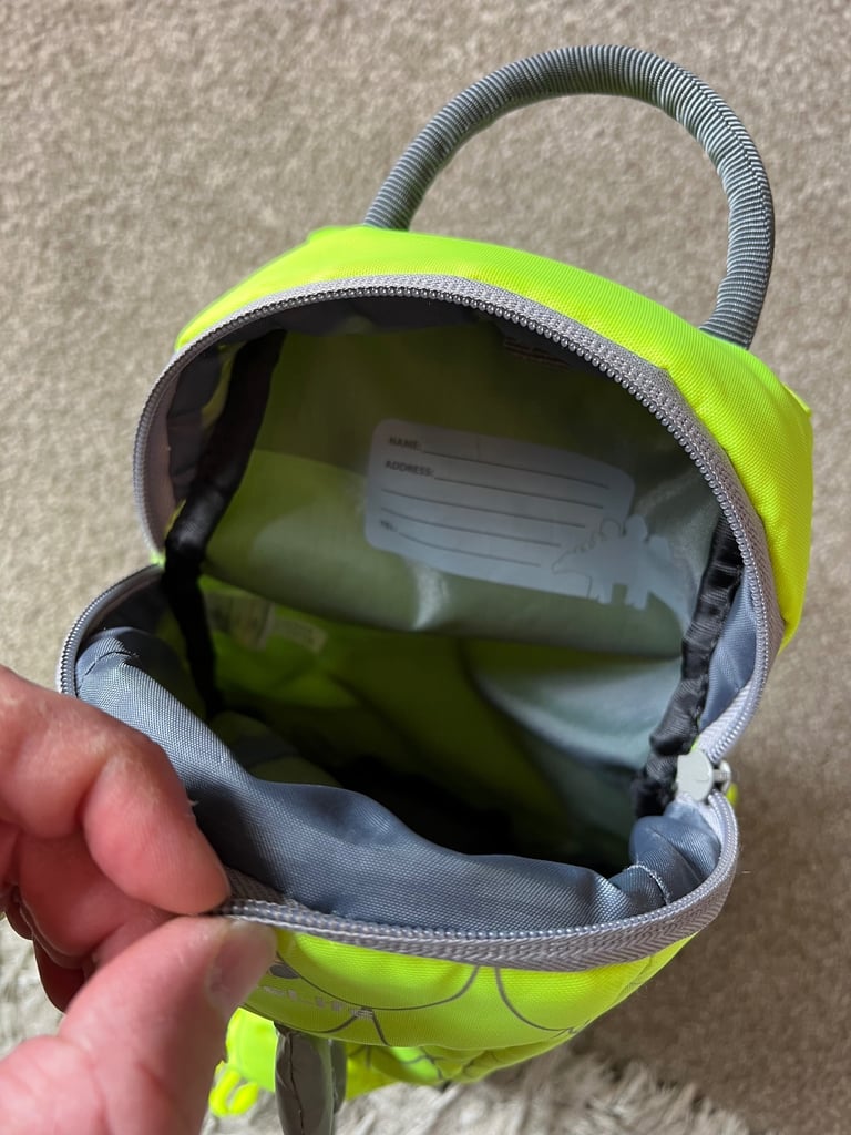 LittleLife Hi Vis Dinosaur Kids ActionPak Backpack Bag