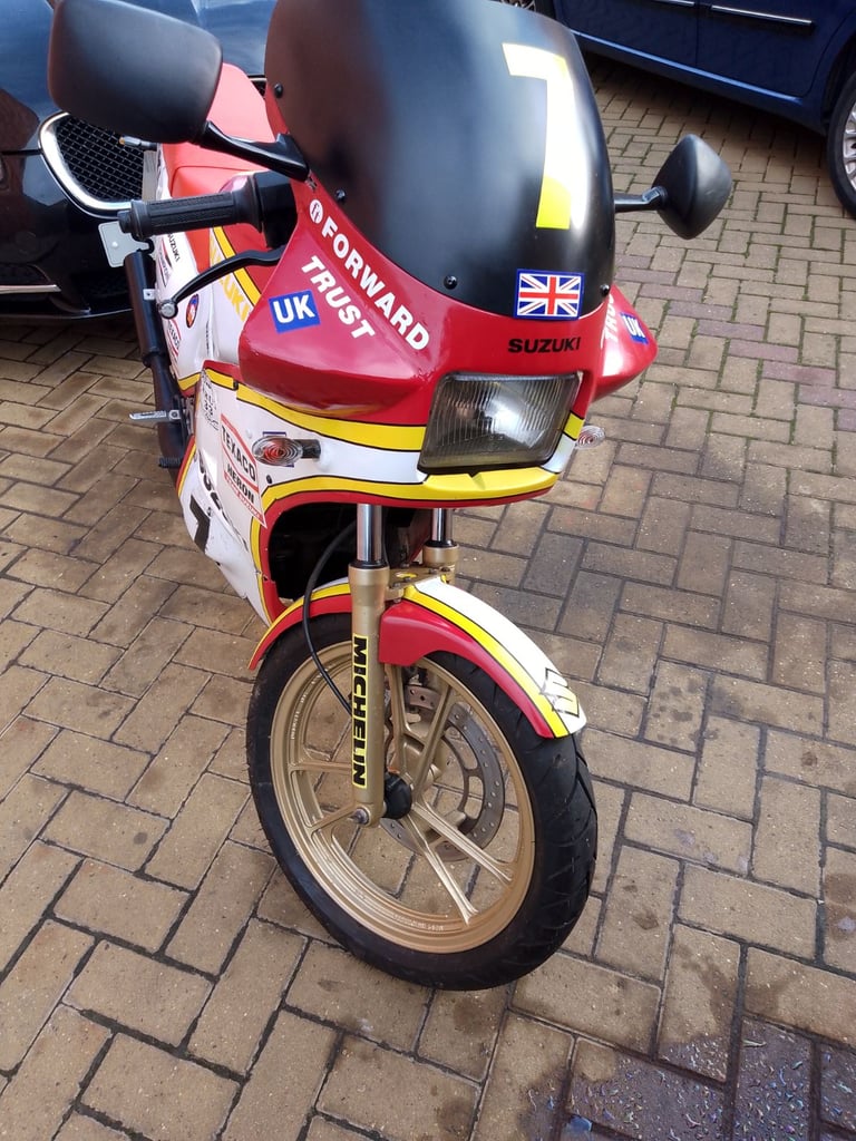Suzuki, RG 125 gamma 1986 Barry sheen colours