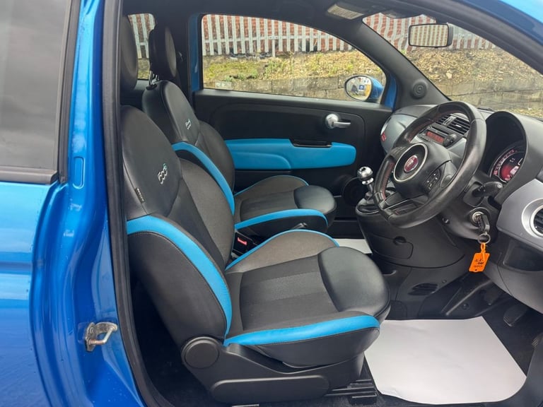 2014 64 FIAT 500 1.2 S 3 DOOR*12 MONTHS MOT*LOW ROAD TAX*2 OWNERS*HALF LEATHER