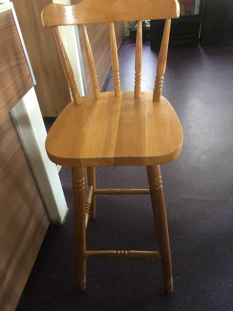 image for Wooden stool chair