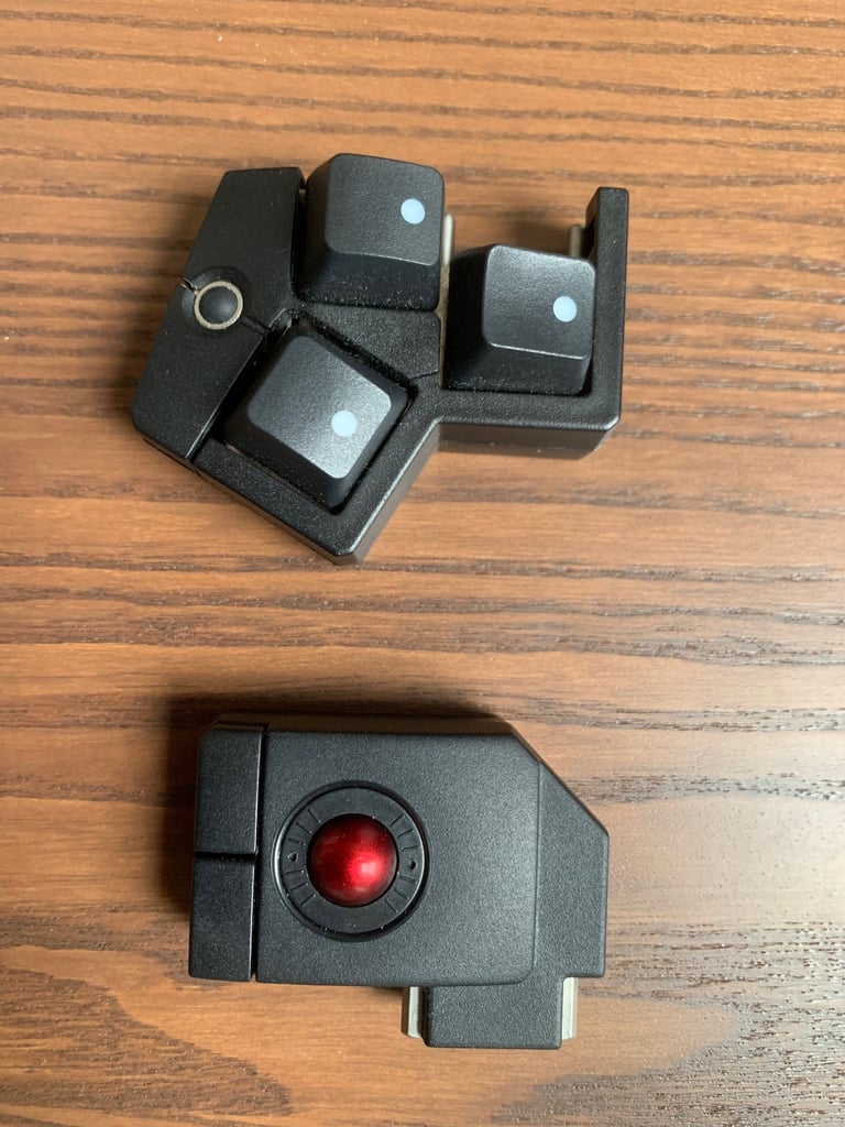UHK Split mechanical keyboard • Ergonomic • Trackball & thumb modules • Cherry MX Clear