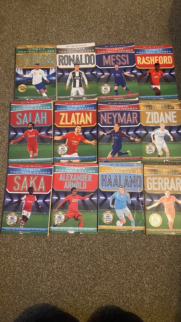 image for Football heroes books £10