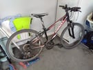 Giant bike 26 inch alloy wheels with good tyres 16 inch frame 21 gears rear wheel slightly buckled 