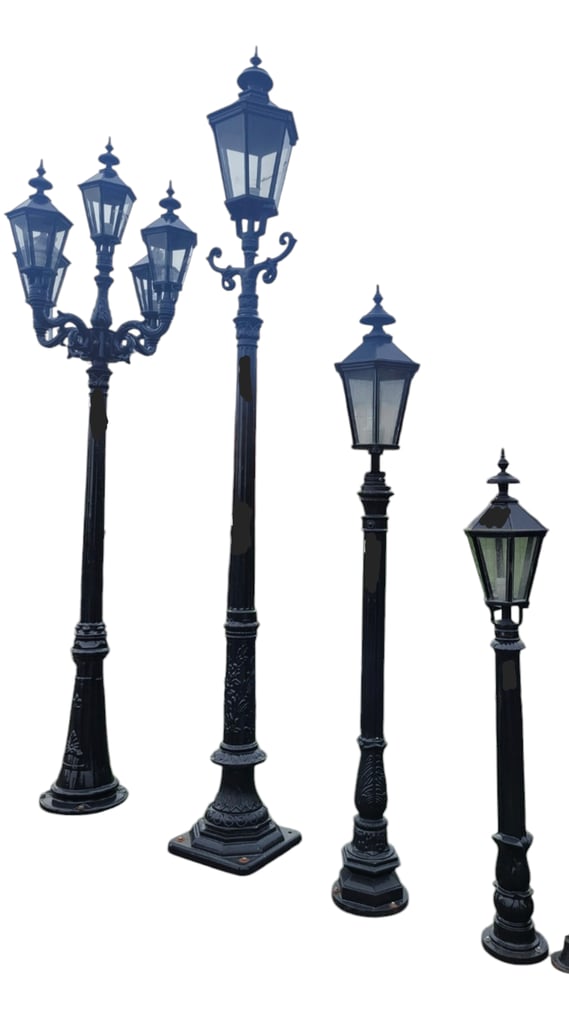 New Cast aluminium garden lamps lights