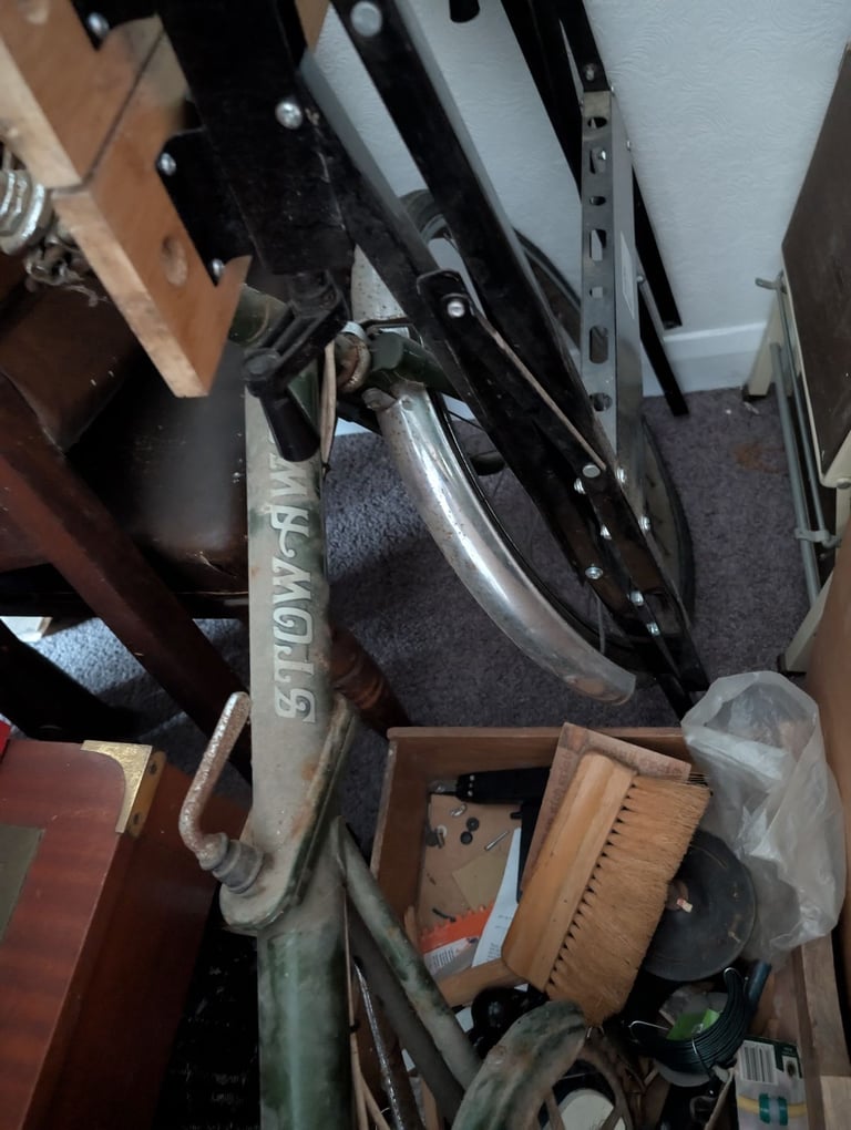 image for Vintage Raleigh Stowaway folding bicycle bike for restoration 