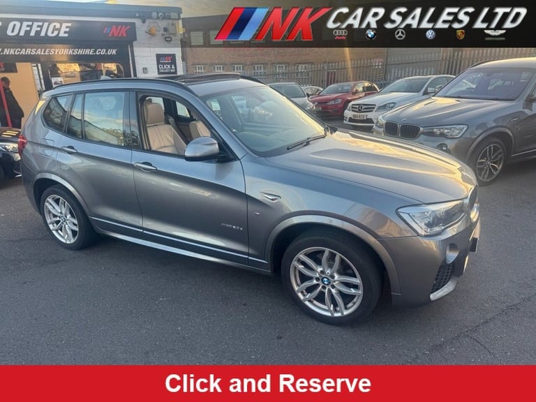 2016 66 BMW X3 2.0 20D M SPORT SUV 5DR DIESEL AUTO XDRIVE EURO 6 (S/S) (190 PS) 
