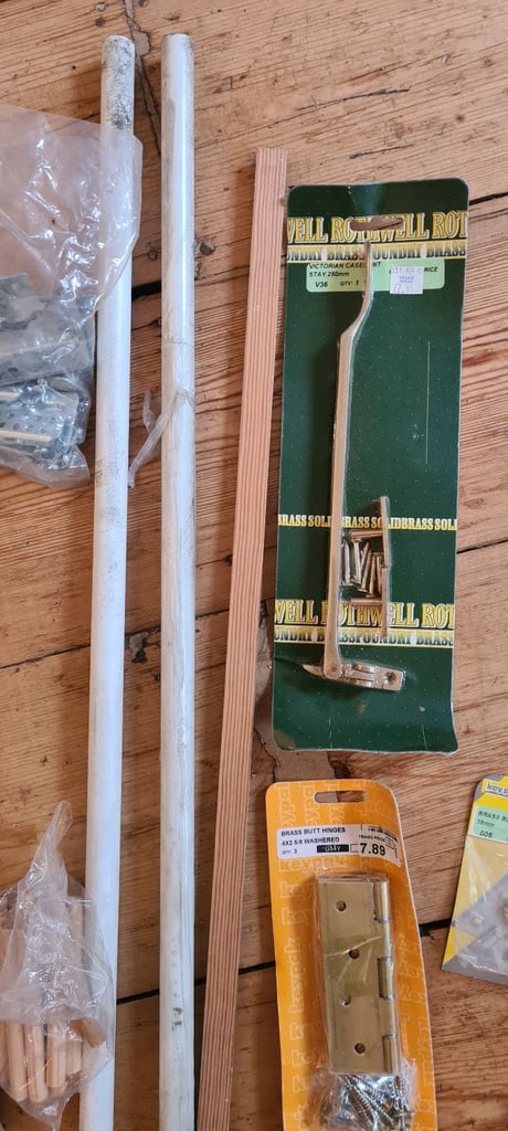 Bag full of DIY materials