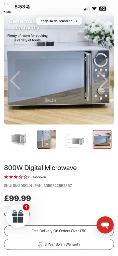 image for Microwave - brand new 