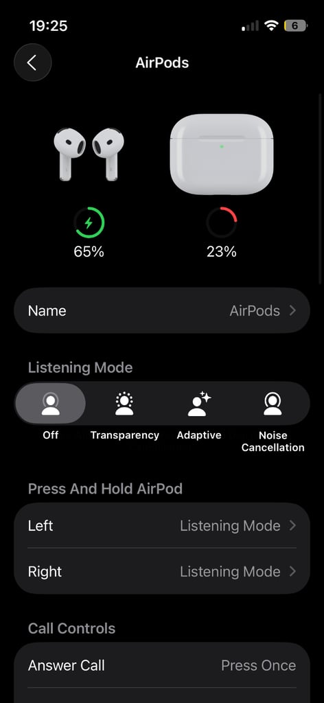Authentic Airpods 4’s ANC Opened