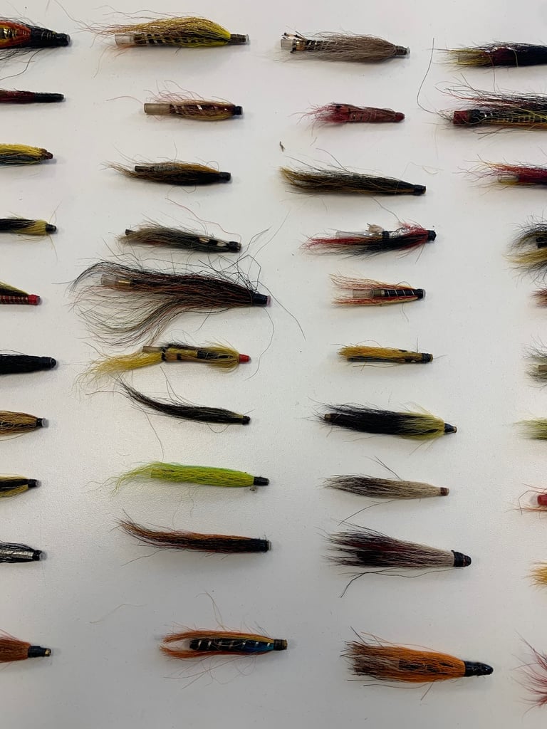 New salmon fly fishing tube flies £1 each 