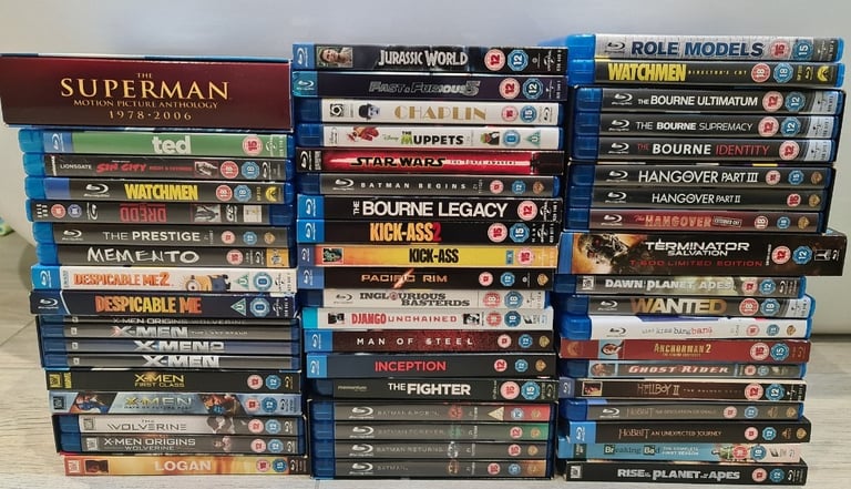 Large Blu Ray Collection