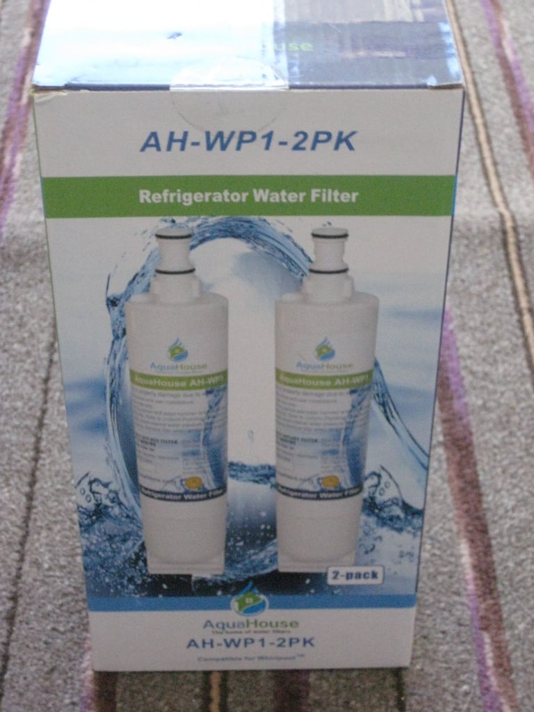 Unused Packet of 2 AquaHouse  AH-WP! Refrigerator Water Filters for Only £3.00