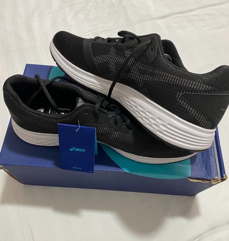Running Shoes Black Asics Patriot 10 Mens in Acton London