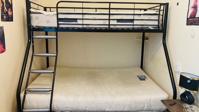 image for Bunk beds- Single top, double bottom 