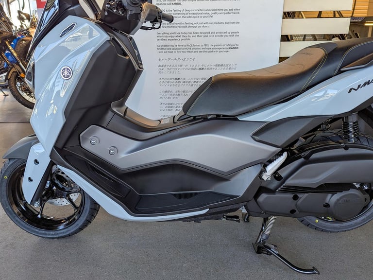New (2025 MY) Yamaha NMAX Tech Max 125. Ceramic Grey. £3,900 (NO ADMIN FEES!)