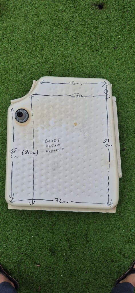 Whole complete toilet unit for camper conversion.