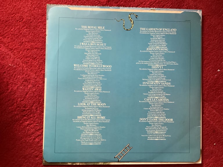 Gerry Rafferty, Snakes and Ladders, original vinyl LP, for sale