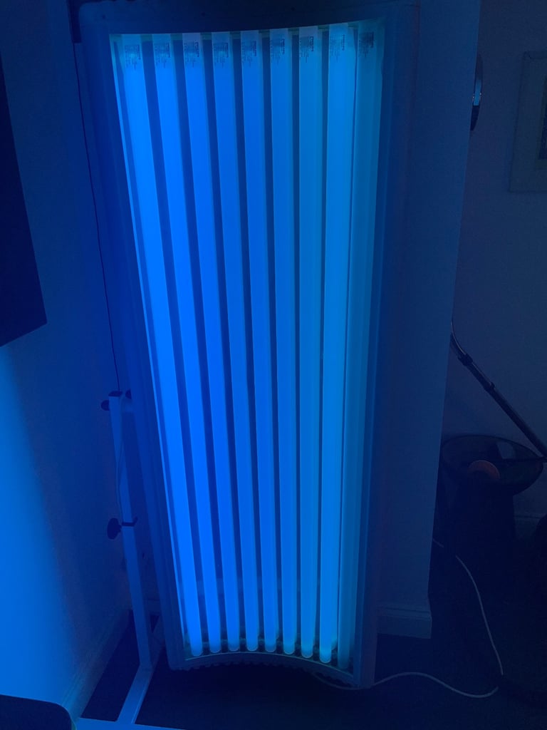 image for 1 x 9 lamp phototherapy unit fitted with 9 x Philips TL/01 UVB narrowband lamps