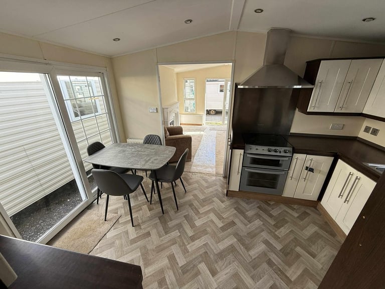 2 Bed Static Caravan - DG, CH, Patio Doors - Offsite - Private Land, Self Build