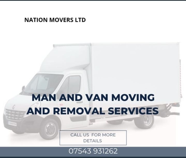 image for Removals service-House Office Piano Furniture Moving Rubbish Removals Man and Van PackingService