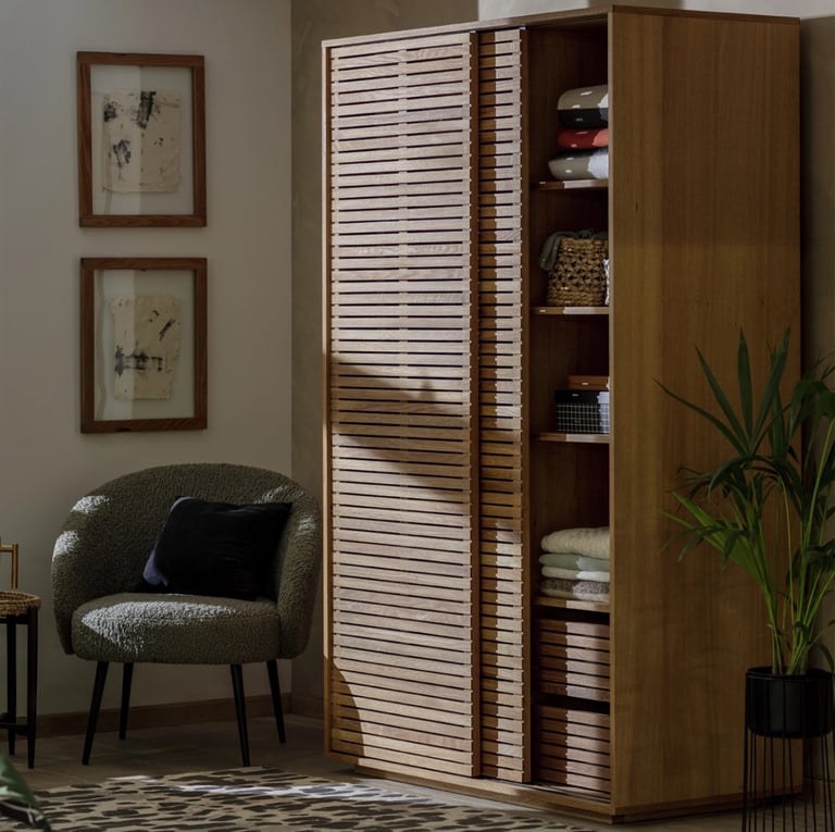 image for Natural oak wardrobe 